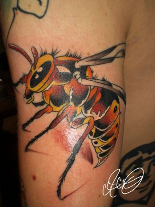 Bee Arm Tattoo